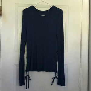 Seriously soft lace up t-shirt